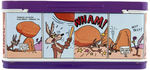 "THE ROAD RUNNER" UNUSED METAL LUNCHBOX.