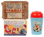 LITTLE ORPHAN ANNIE/OVALTINE SHAKE-UP MUG IN ORIGINAL BOX W/COLOR FOLDER.