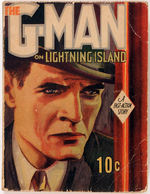 "THE G-MAN ON LIGHTNING ISLAND/A FAST ACTION STORY."