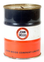 "JOHN WOOD COMPANY LTD." TIN OIL CAN BANK.