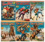 "TOM MIX COMIC" COMPLETE PREMIUM SET OF 12 COMIC BOOKS.