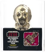 STAR WARS: RETURN OF THE JEDI (1983) - SEE-THREEPIO (C-3PO) COLLECTOR'S CASE AFA 85 NM+.