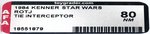 STAR WARS: RETURN OF THE JEDI (1984) - TIE INTERCEPTOR AFA 80 NM.