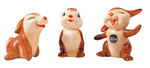 "THUMPER" GOEBEL SALT & PEPPER SHAKERS.