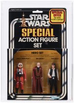 STAR WARS (1979) - HERO SET 3-PACK SERIES 2 AFA 85 NM+.