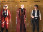 STAR WARS (1979) - HERO SET 3-PACK SERIES 2 AFA 85 NM+.