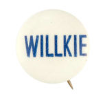 "WILLKIE" BUTTON.