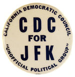 JFK CALIFORNIA GROUP BUTTON.