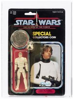 STAR WARS: THE POWER OF THE FORCE (1985) - LUKE SKYWALKER (IMPERIAL STORMTROOPER OUTFIT) 92 BACK AFA 90 NM/MINT.