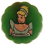 "CINDERELLA" CATALIN PLASTIC PENCIL SHARPENER.