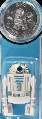 STAR WARS: THE POWER OF THE FORCE (1985) - ARTOO-DETOO (R2-D2) POP-UP LIGHTSABER 92 BACK AFA 85 NM+.