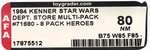 STAR WARS: RETURN OF THE JEDI (1984) - DEPARTMENT STORE CATALOG "STAR WARS ACTION FIGURES - 8 PACK HEROES" MULTI-PACK AFA 80 NM.