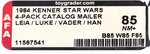 STAR WARS: RETURN OF THE JEDI (1984) - DEPARTMENT STORE CATALOG 4-PACK MAILER AFA 85 NM+ (NONE HIGHER IN POP).