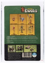 STAR WARS: EWOKS (1985) - WICKET W. WARRICK AFA 85 NM+ (CLEAR BLISTER, NONE HIGHER IN POP).