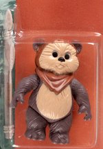 STAR WARS: EWOKS (1985) - WICKET W. WARRICK AFA 85 NM+ (CLEAR BLISTER, NONE HIGHER IN POP).