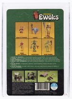 STAR WARS: EWOKS (1985) - LOGRAY AFA 85 NM+ (CLEAR BLISTER).