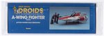 STAR WARS: DROIDS (1985) - A-WING FIGHTER VEHICLE AFA 85 NM+ (NONE HIGHER IN POP).