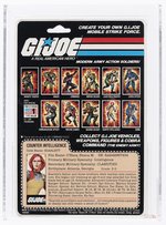 G.I. JOE (1982) - SCARLETT SERIES 1/11 BACK AFA 85 NM+ (STRAIGHT ARM).