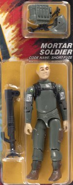 G.I. JOE (1984) - SHORT-FUZE SERIES 2/32 BACK AFA 85 NM+.