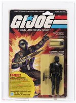 G.I. JOE (1982) - SNAKE EYES SERIES 1/9 BACK (COBRA COMMANDER OFFER) AFA 80 NM (STRAIGHT ARM).