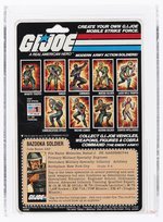 G.I. JOE (1982) - ZAP SERIES 1/9 BACK AFA 75+ EX+/NM (STRAIGHT ARM).