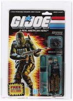 G.I. JOE (1986) - BEACH HEAD SERIES 5/34 BACK AFA 85 NM+.