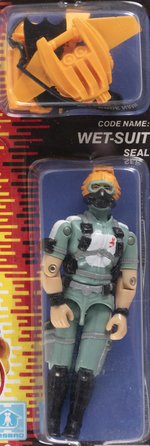 G.I. JOE (1986) - WET-SUIT SERIES 5/34 BACK AFA 85 NM+.