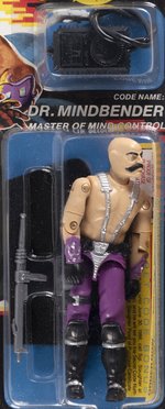 G.I. JOE (1986) - DR. MINDBENDER (SGT. SLAUGHTER OFFER) SERIES 5/36 BACK AFA 85 NM+ (NONE HIGHER IN POP).