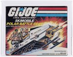 G.I. JOE (1984) - SKIMOBILE POLAR BATTLE BEAR SERIES 2 VEHICLE AFA 80+ NM.