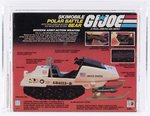 G.I. JOE (1984) - SKIMOBILE POLAR BATTLE BEAR SERIES 2 VEHICLE AFA 80+ NM.