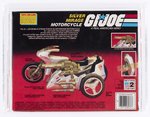 G.I. JOE (1985) - SILVER MIRAGE MOTORCYCLE SERIES 4 VEHICLE AFA 85 NM+.