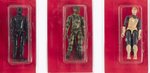 G.I. JOE (1982) - DEPARTMENT STORE 3-PACK #6197 (SNAKE EYES/STALKER/SCARLETT) AFA UNCIRCULATED U85 NM+.