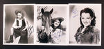 REPUBLIC PICTURES LEADING LADIES/STOREY/MC KENZIE/BOOTH AUTOGRAPHED PHOTOS.