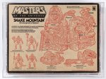 MASTERS OF THE UNIVERSE (1984) - SNAKE MOUNTAIN SERIES 3 PLAYSET AFA 80 NM.