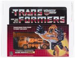 TRANSFORMERS (1985) SERIES 2 CAR - GRAPPLE AFA 85 NM+.