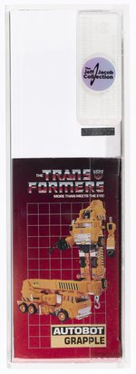 TRANSFORMERS (1985) SERIES 2 CAR - GRAPPLE AFA 85 NM+.