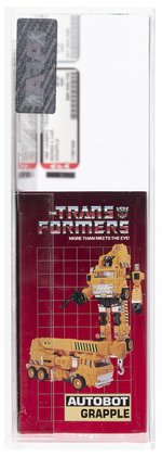 TRANSFORMERS (1985) SERIES 2 CAR - GRAPPLE AFA 85 NM+.