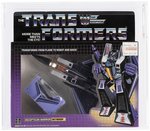 TRANSFORMERS (1984) SERIES 1 JET - SKYWARP AFA 80+ NM (W/RUBSIGN/DARK GRAY BORDER).