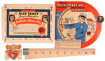 “DICK TRACY JUNIOR DETECTIVE KIT” TYPE ONE VERSION  PREMIUM.