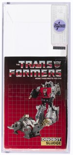 TRANSFORMERS (1985) SERIES 2 DINOBOT - SLUDGE AFA 80+ NM.