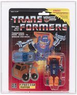 TRANSFORMERS (1985) SERIES 2 MINICAR - HUFFER (W/MINISPY) AFA 85 NM+.