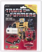 TRANSFORMERS (1985) SERIES 2 MINICAR - BUMBLEBEE (RED W/MINISPY) AFA 85 NM+ (NONE HIGHER IN POP).