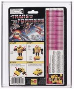 TRANSFORMERS (1985) SERIES 2 MINICAR - BUMBLEBEE (RED W/MINISPY) AFA 85 NM+ (NONE HIGHER IN POP).