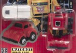 TRANSFORMERS (1985) SERIES 2 MINICAR - BUMBLEBEE (RED W/MINISPY) AFA 85 NM+ (NONE HIGHER IN POP).