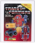 TRANSFORMERS (1985) SERIES 2 MINICAR - GEARS (W/MINISPY) AFA 85 NM+ (NONE HIGHER IN POP).