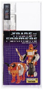 TRANSFORMERS (1986) SERIES 3 PREDACON - TRANTRUM AFA 80 NM (W/POSTER).