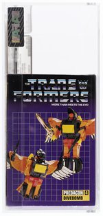 TRANSFORMERS (1986) SERIES 3 PREDACON - DIVEBOMB AFA 80 NM (W/POSTER).