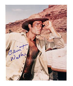 CLINT WALKER AUTOGRAPHED COLOR PHOTO.