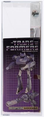 TRANSFORMERS (1985) SERIES 2 - SHOCKWAVE AFA 75 EX+/NM.