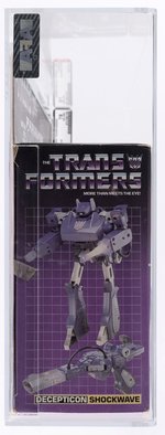 TRANSFORMERS (1985) SERIES 2 - SHOCKWAVE AFA 75 EX+/NM.